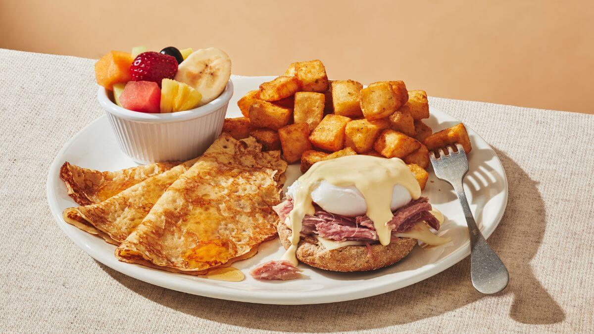 combo oeuf benedictine jambon