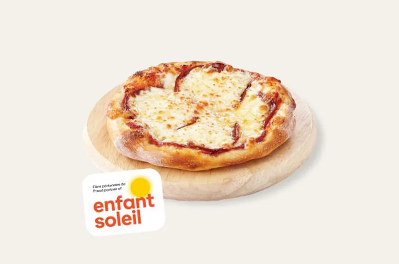 Pizza bambino avec choix entre: Napolitaine, pepperoni ou toute garnie
