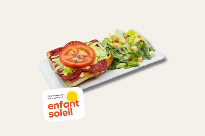 Sous-marin Capitaine Pepp avec pepperoni, mozzarella, tomates et laitue