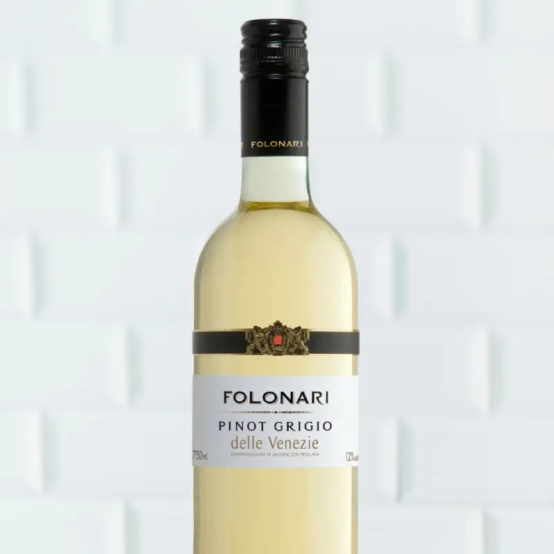Folonari Pinot Grigio Trevenezie (Italy), White - Pinot Grigio - Delicate and light (750 ml)