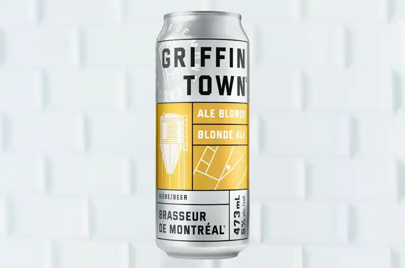 Griffintown, Can beer (473 ml), 5% alcool