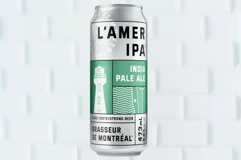 L'Amer IPA, Can beer (473 ml), 6.8% alcool