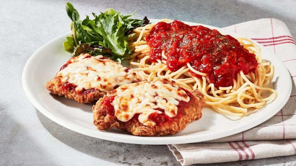 Poulet parmigiana duetto