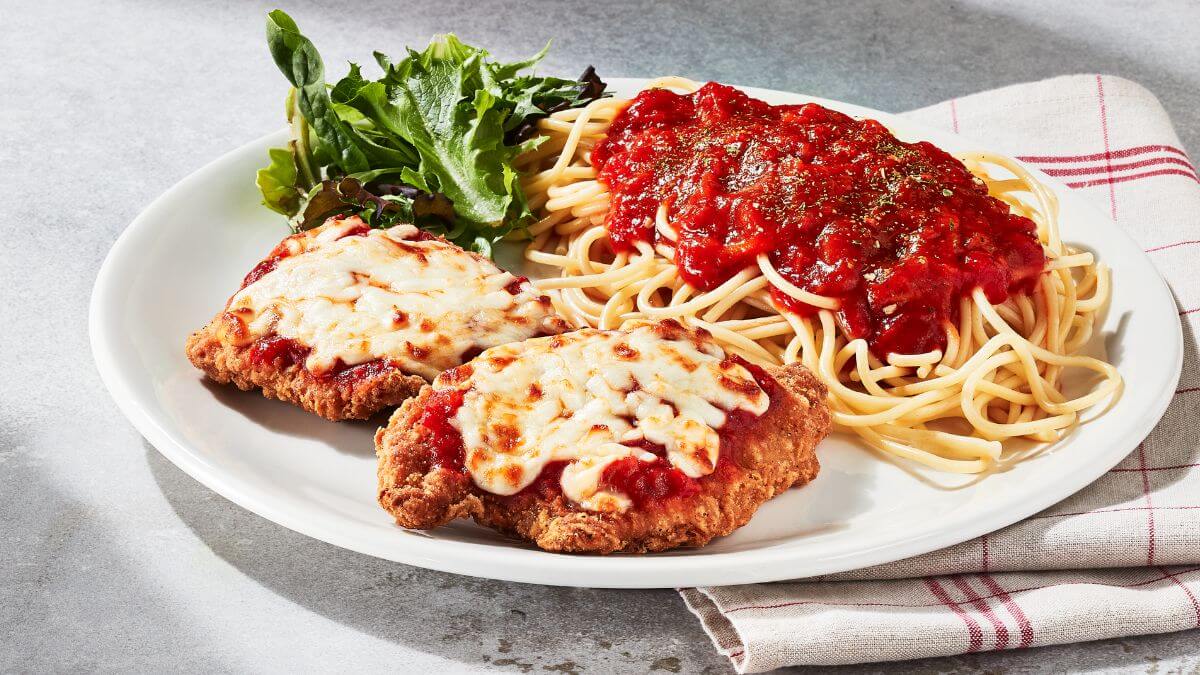 Poulet parmigiana duetto