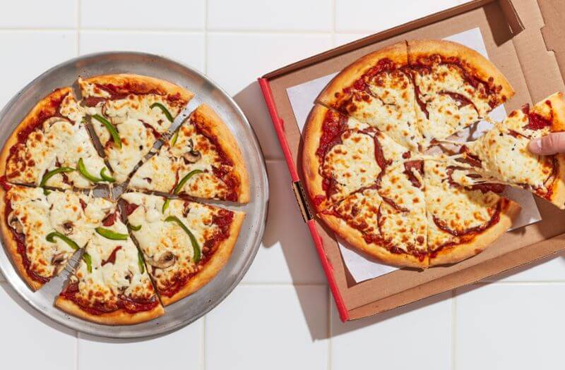 Two medium Toujours Mikes pizzas, available in Neapolitan, all-dressed, pepperoni or vegetarian